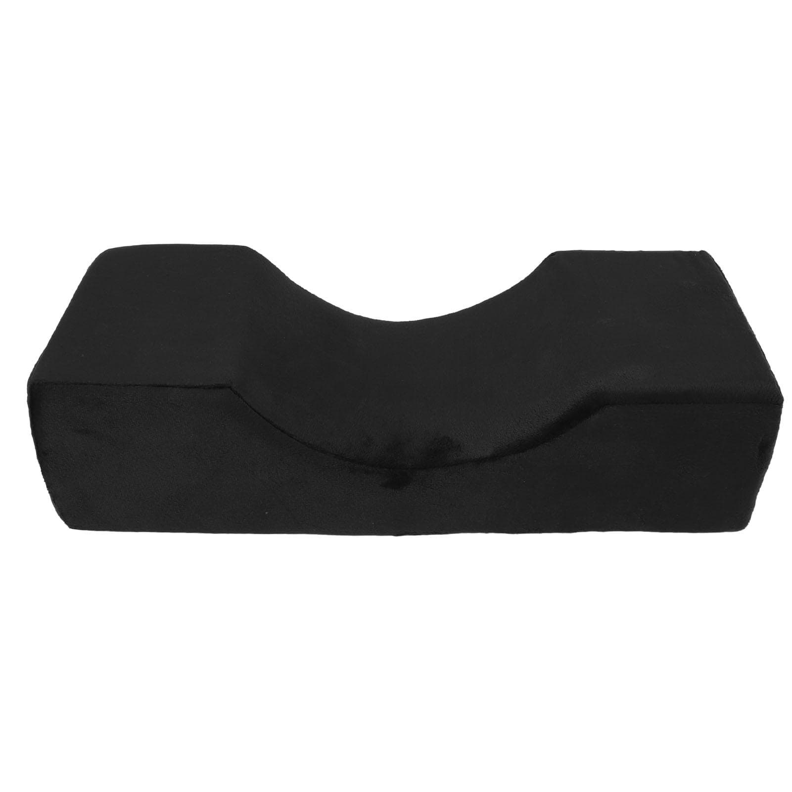 Salon Eyelash Extension Neck Pillow U Shaped Comfortable Velvet Memory Foam Pillow Protect Neck for black