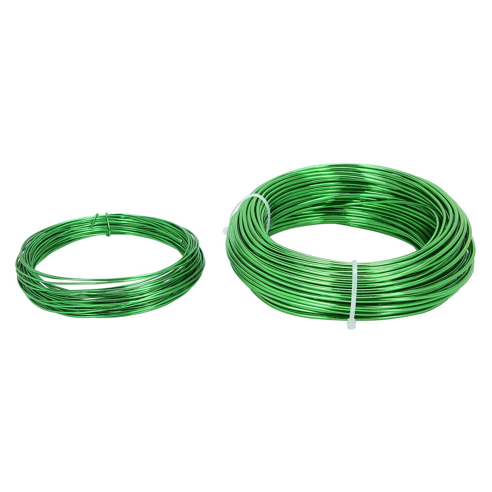 Green Aluminum Wire Flexible Jewelry Beading Wire Jewelry Craft Making Accessory 20m