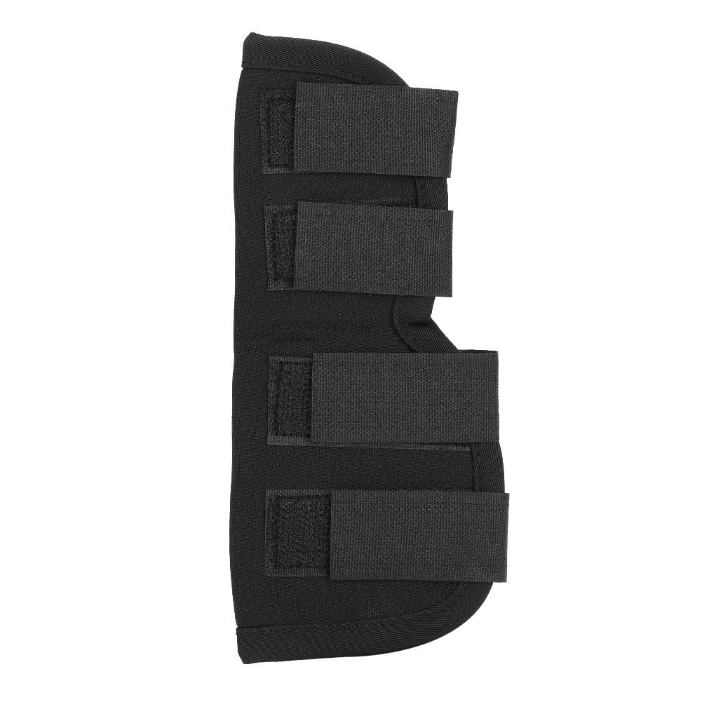 Black Neoprene Anti Lick Pet Knee Protective Case Dog Leg Assist Support Pad Injuries Wound S black