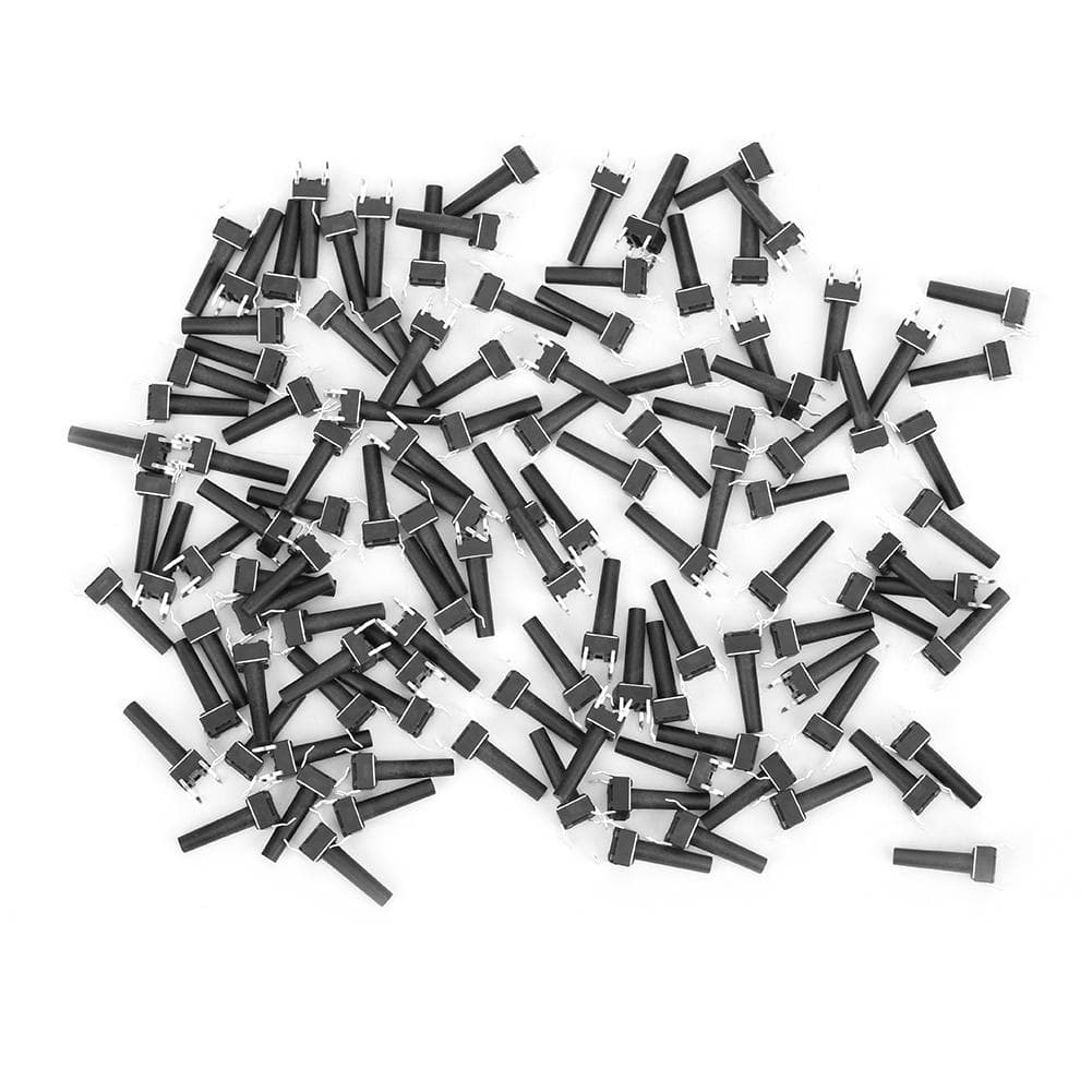 100PCs Momentary Tactile Button Switch Industrial Accessory High Sensitivity DIP 6 x 6 x 17mm