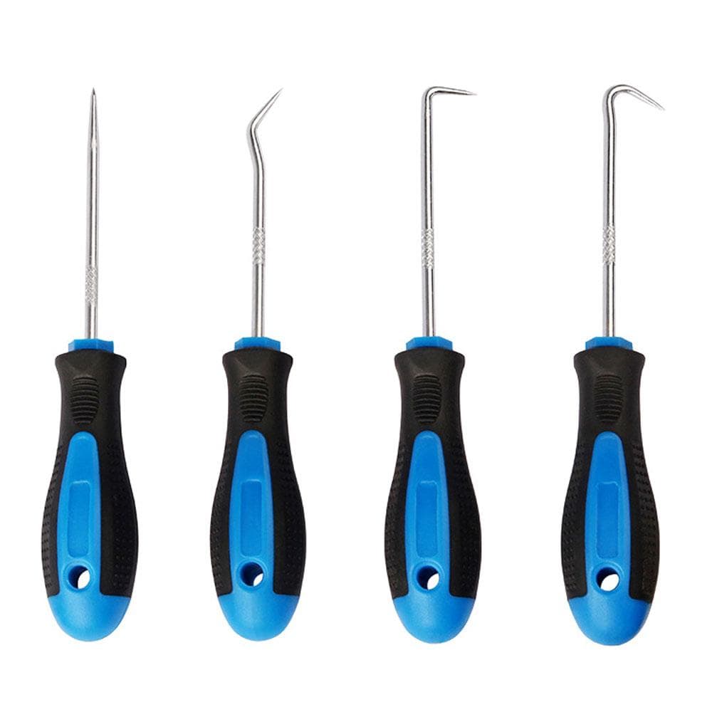 Car Long Pick and Hook Set Gaskets Puller Car Repairing Tools Kit Gaskets Removing Hook Car Oil multicolour