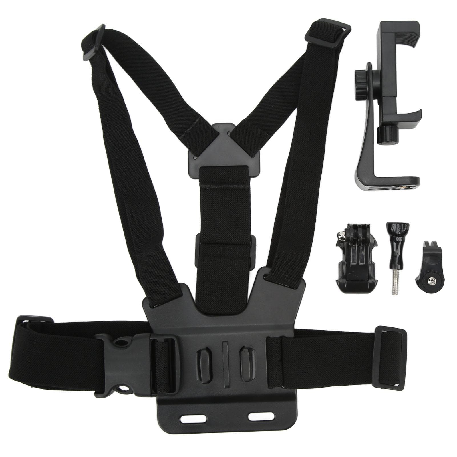 Chest Mount Harness Strap Adjustable Cellphone Chest Harness Strap with Phone Holder for Live