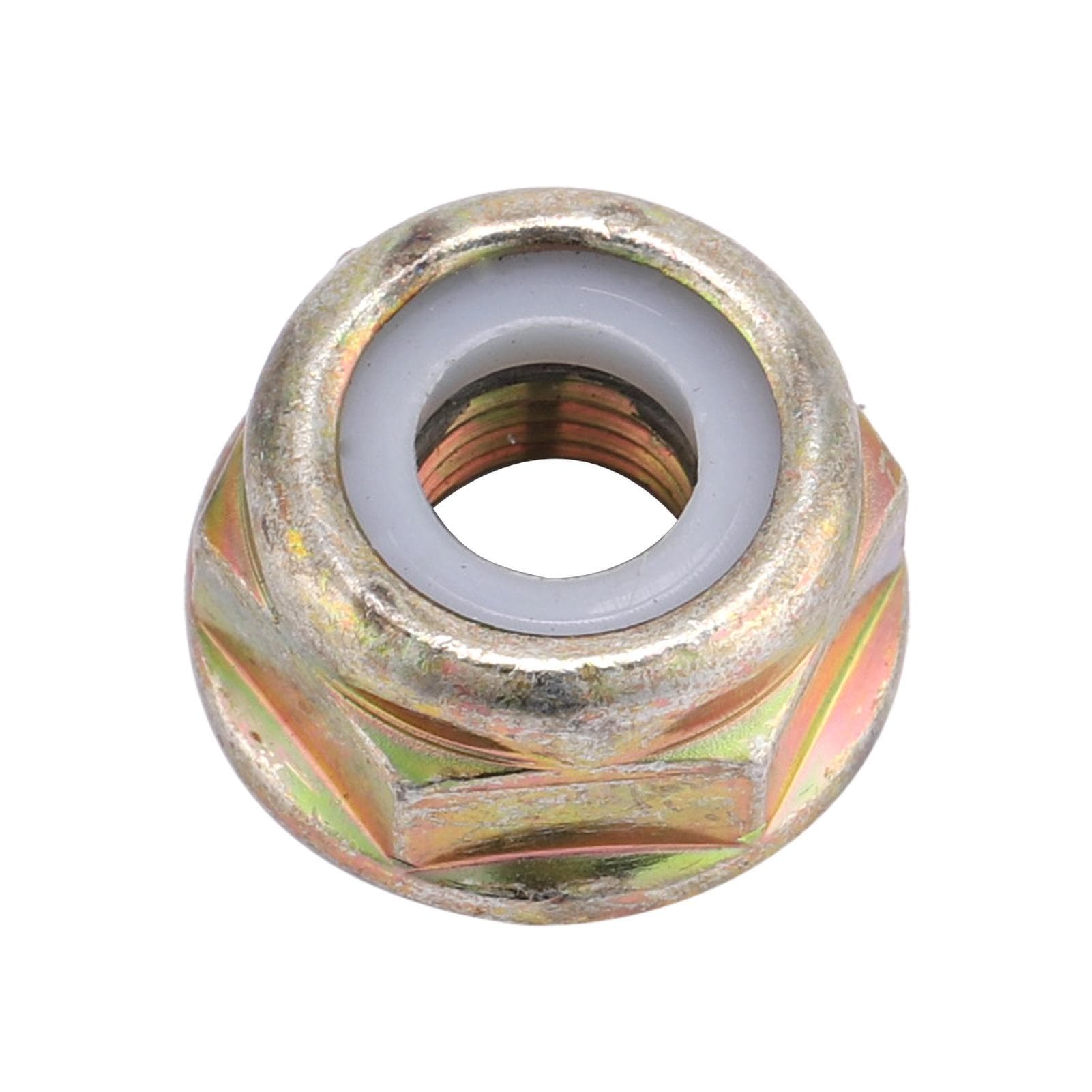 Universal M10x1.25 Left Hand Thread Blade Nut Replacements Brush Cutter Trimmer Accessories white