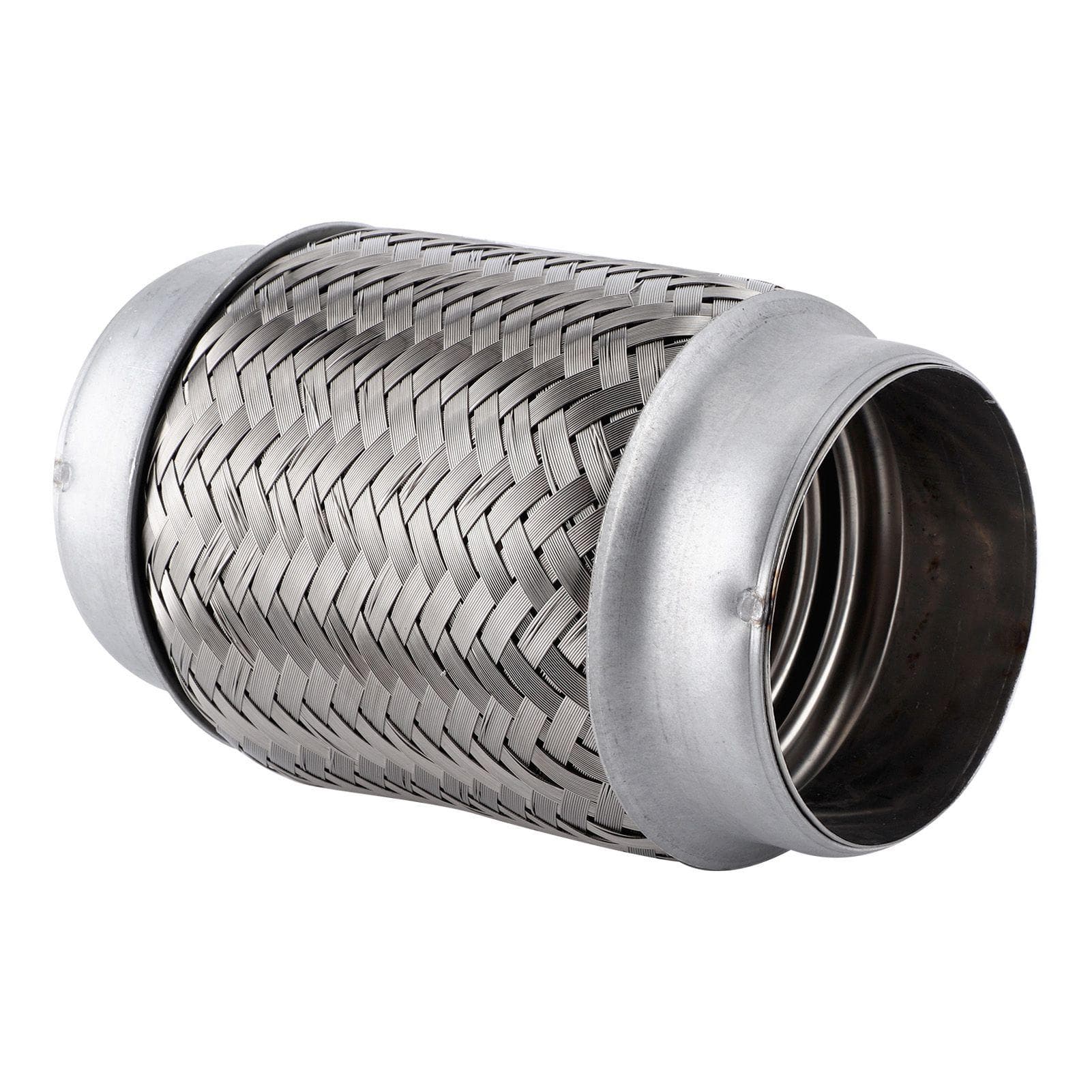 Auto Stainless Steel Exhaust Flexible Pipe Repairing Replacement Tube 150x76mm6x3in