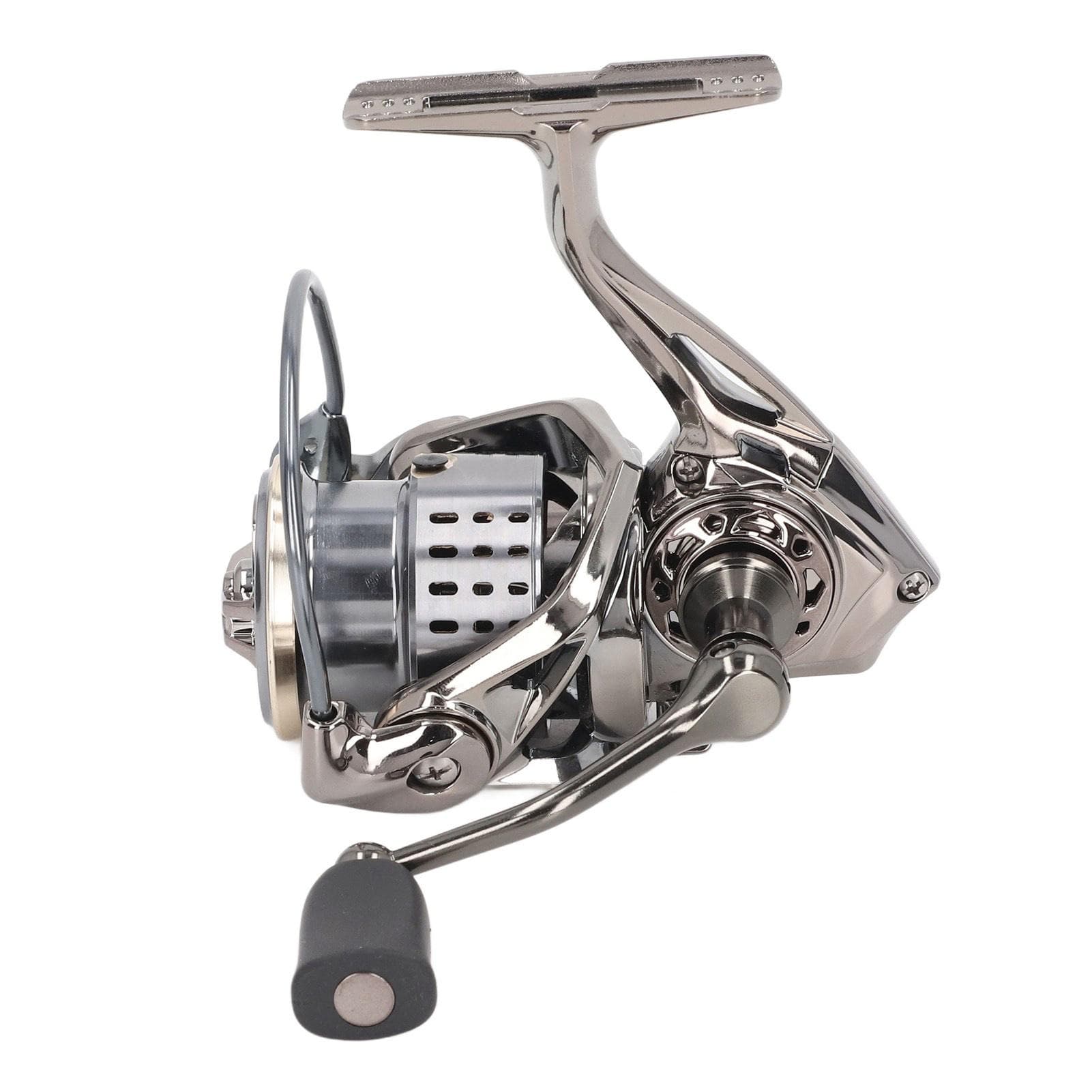 5.2:1 Fishing Reel Long Casting Metal Spinning Reels Chamfer Outlet for Sea Fishing Carp Fishing
