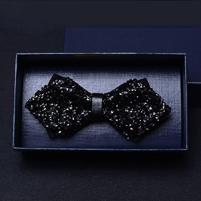 Exquisite Bow Gentleman Ties For Men Pre-Tied Sequin Bow Ties Elegant Men Wedding Prom Tuxedo Accessories Gifts