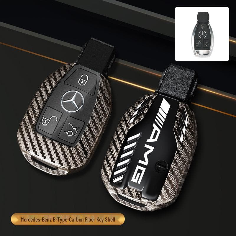 Mercedes-Benz Key Cover for C-Class, E-Class, GLC300L, E300L, A200L, S-Class, C260L.