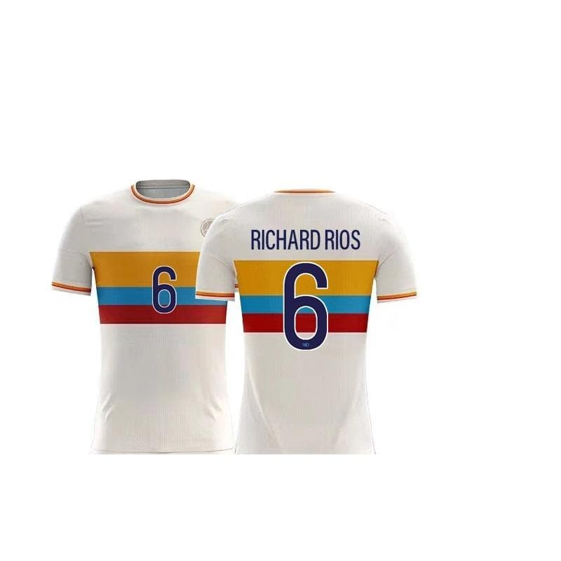 Colombia Streetwear Football Quality 3D Printed Quick Drying Breathable Couple Tees For Men Women Short Sleeve T-shirt 4XL