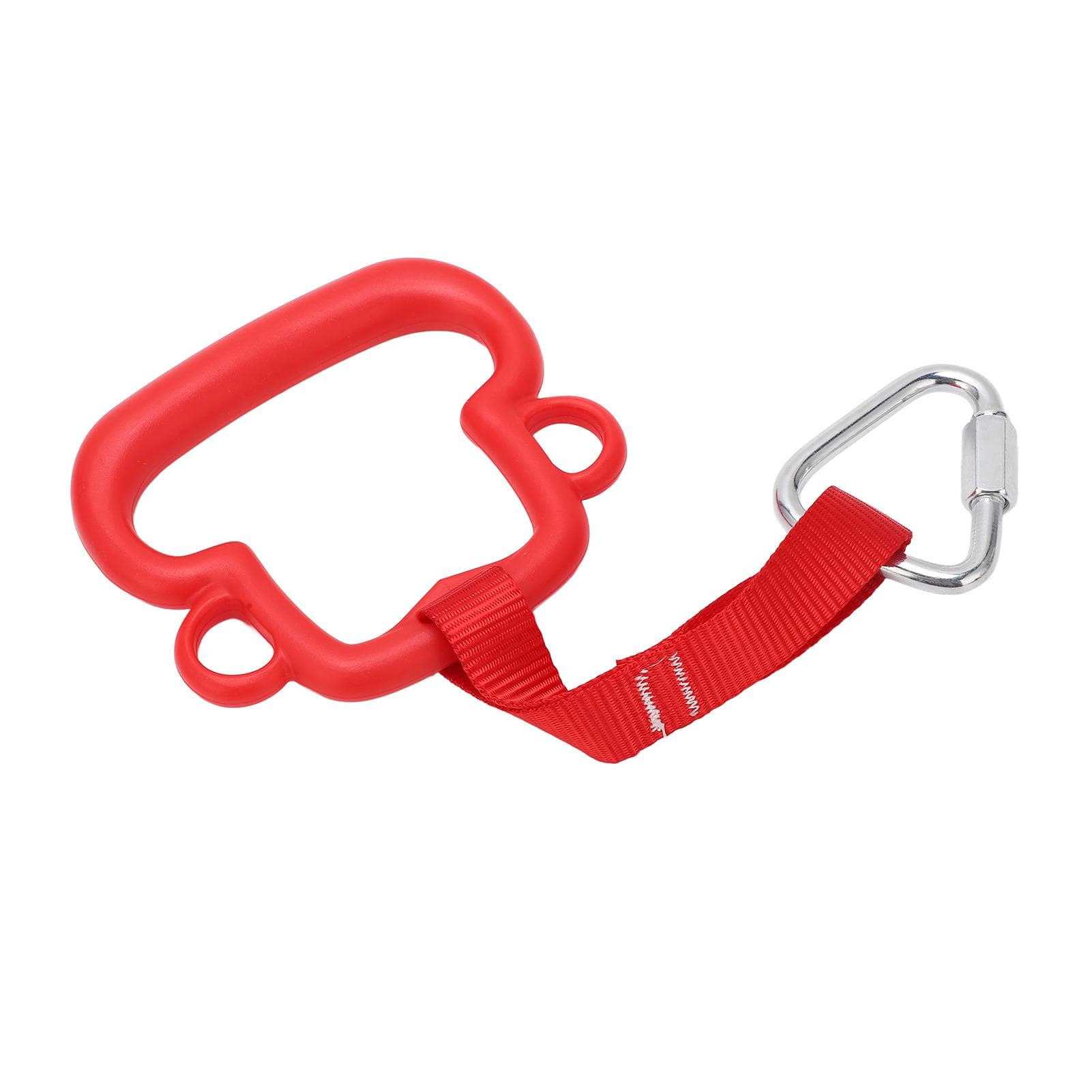 Kids Gymnastic Ring ABS Monkey Style Pull Up Ring with Hanging Strap Outdoor Children Climbing