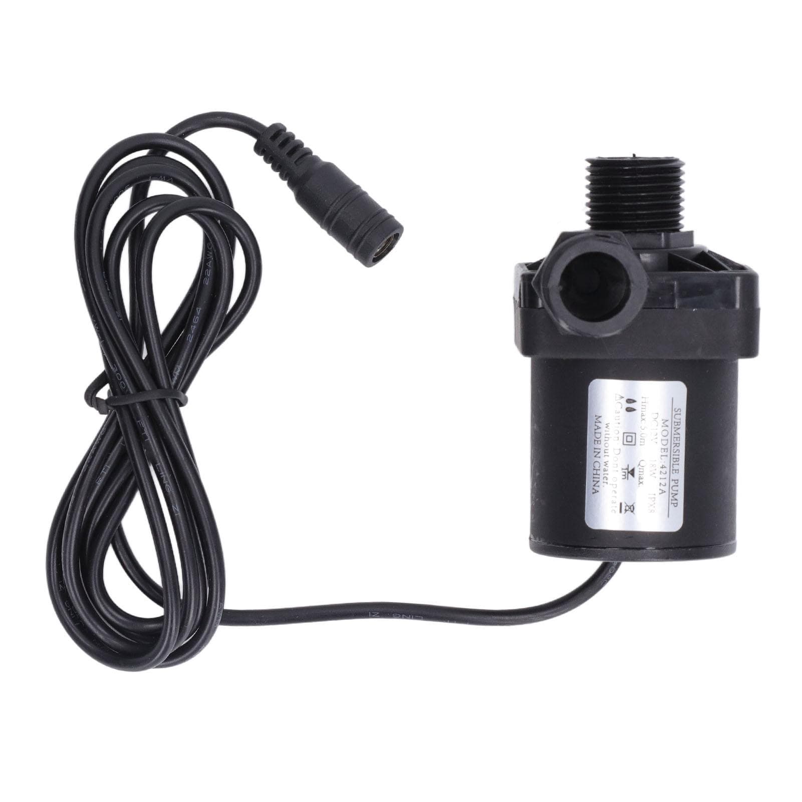 Small Submersible Pump Safe Stable Performance Power Saving Quiet Fountain Water Pump DC12V 20W
