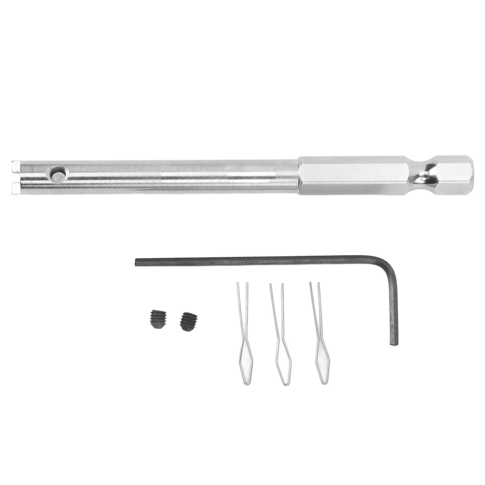 RISK Bike Spoke Nipple Insertion Tool Stainless Steel Hex Wrench Screw Circlip Screw Bit for