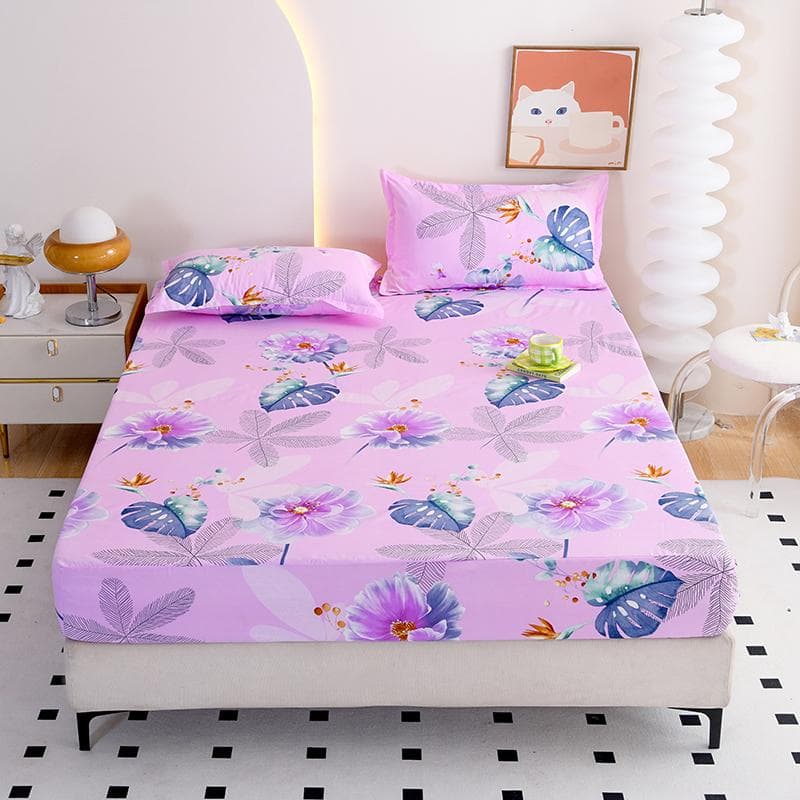 Bed Sheet With Elastic Band Zebra Stripes Printed Fitted Bed Sheet Queen Size Bed Sheets Sets High Quality Single Sheets For Bed 90x200x25 3pcs set