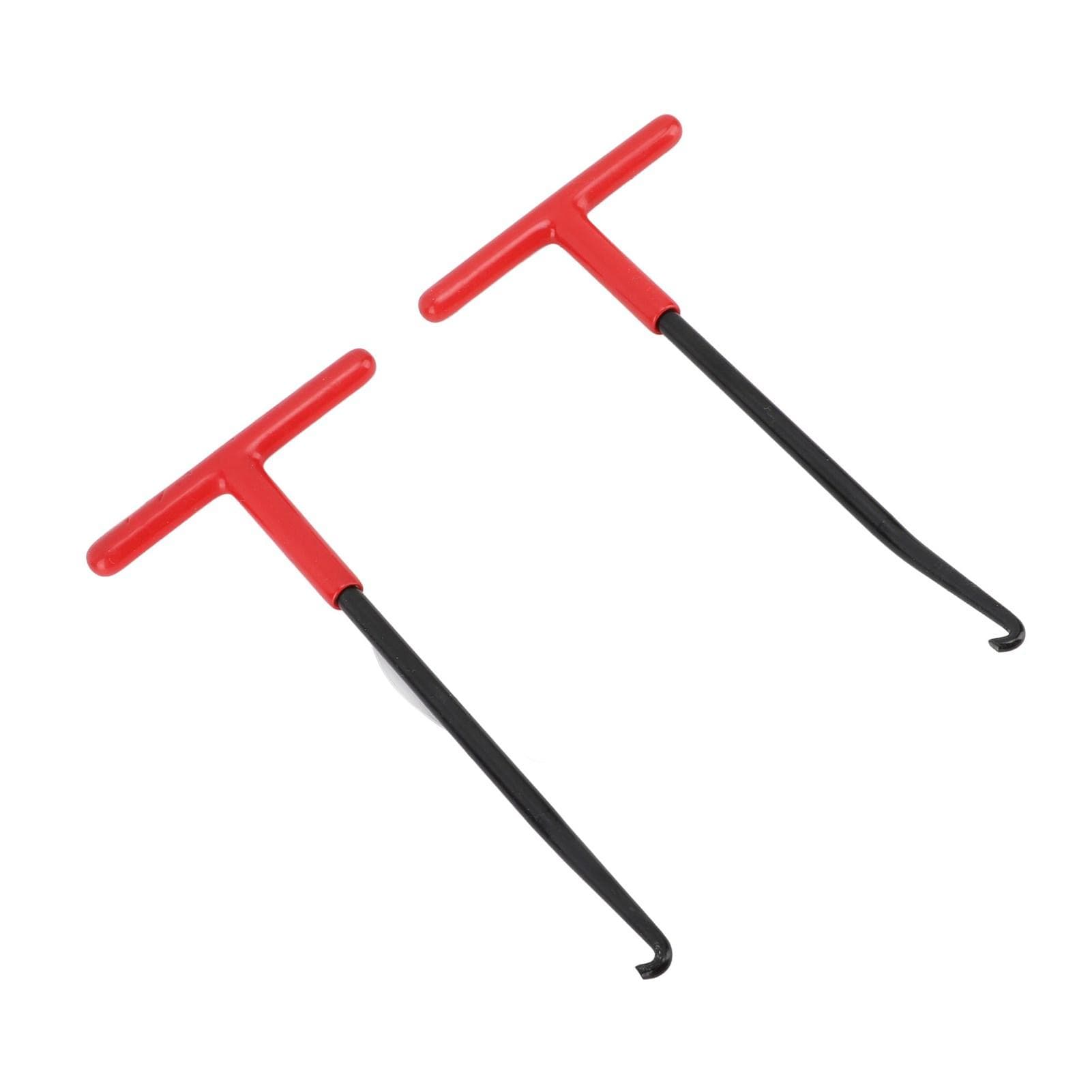 1 Pair Motorcycle T Handle Exhaust Spring Hook Comfortable Grip Lightweight Spring Puller Removal