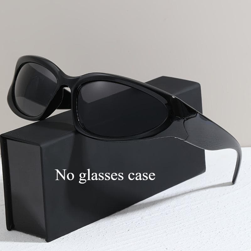Cyberpunk Fashion Glasses Tinted Lenses Unisex for Streetwear Festival Gear Edgy Style Futuristic Eyewear Men Women