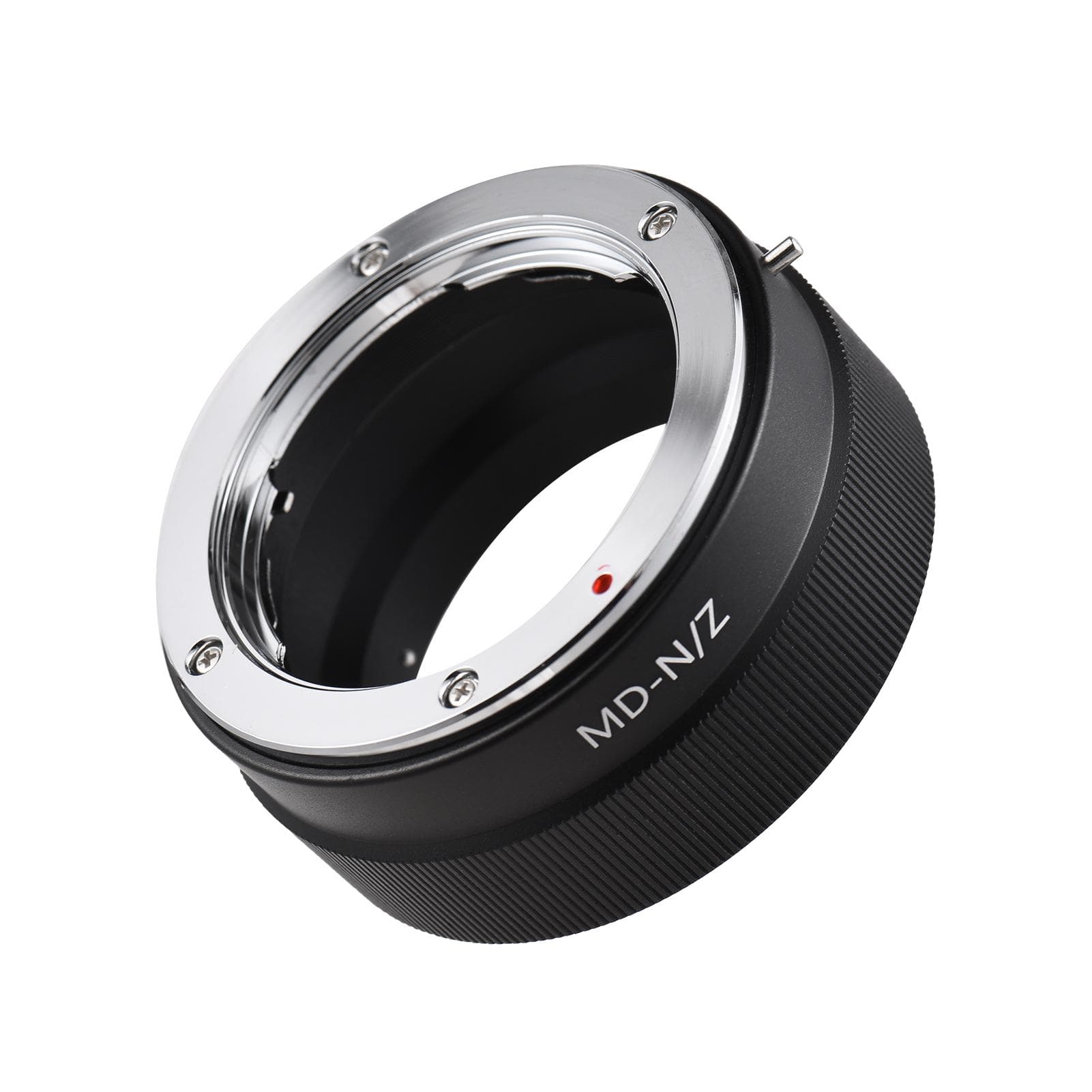 Manual Lens Mount Adapter Ring Aluminum Alloy for Minolta MD MC Mount Lens to Nikon Z5/Z6/Z7/Z50 black