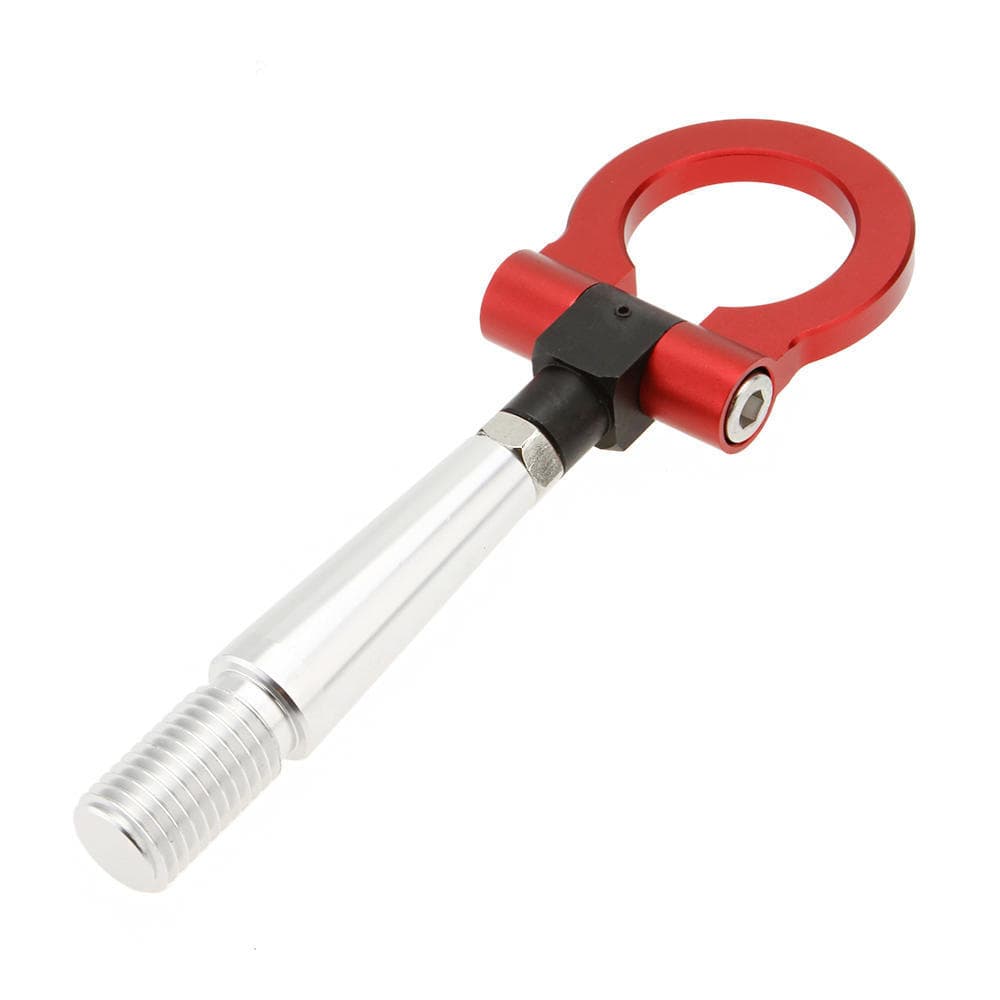 Foldable Designed Car Racing Tow Hook for Mitsubishi Lancer EX Auto Trailer Ring Tow Hook Set Red red