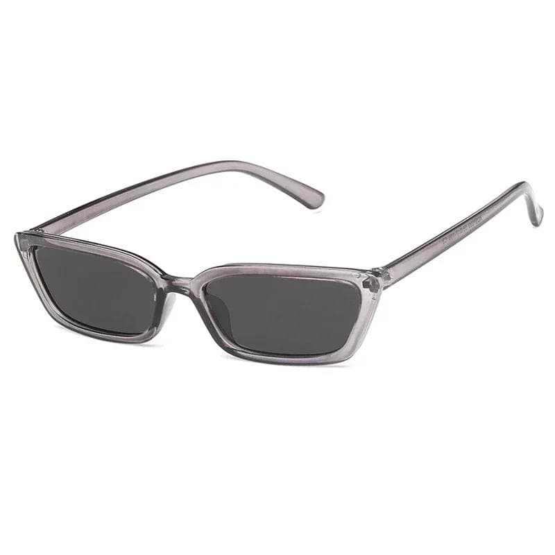 Vintage Cat Eye Sunglasses Women Retro Small Frames Designer Sun Glasses UV400 Protection Shades Ladies Cateye As Picture