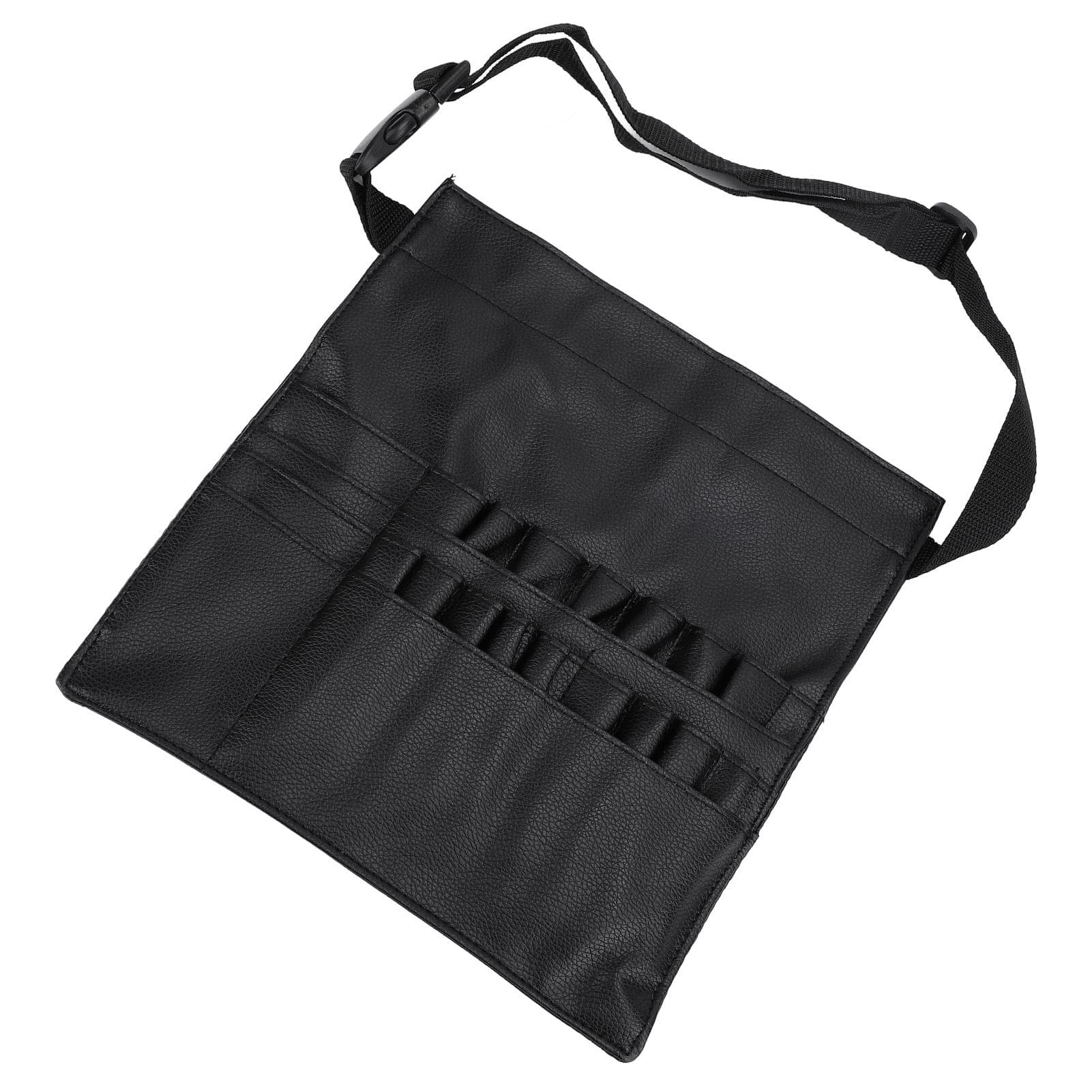 Makeup Brush Belt Professional Small Portable Foldable Cosmetic Pouch Tool Storage Bag PU Leather