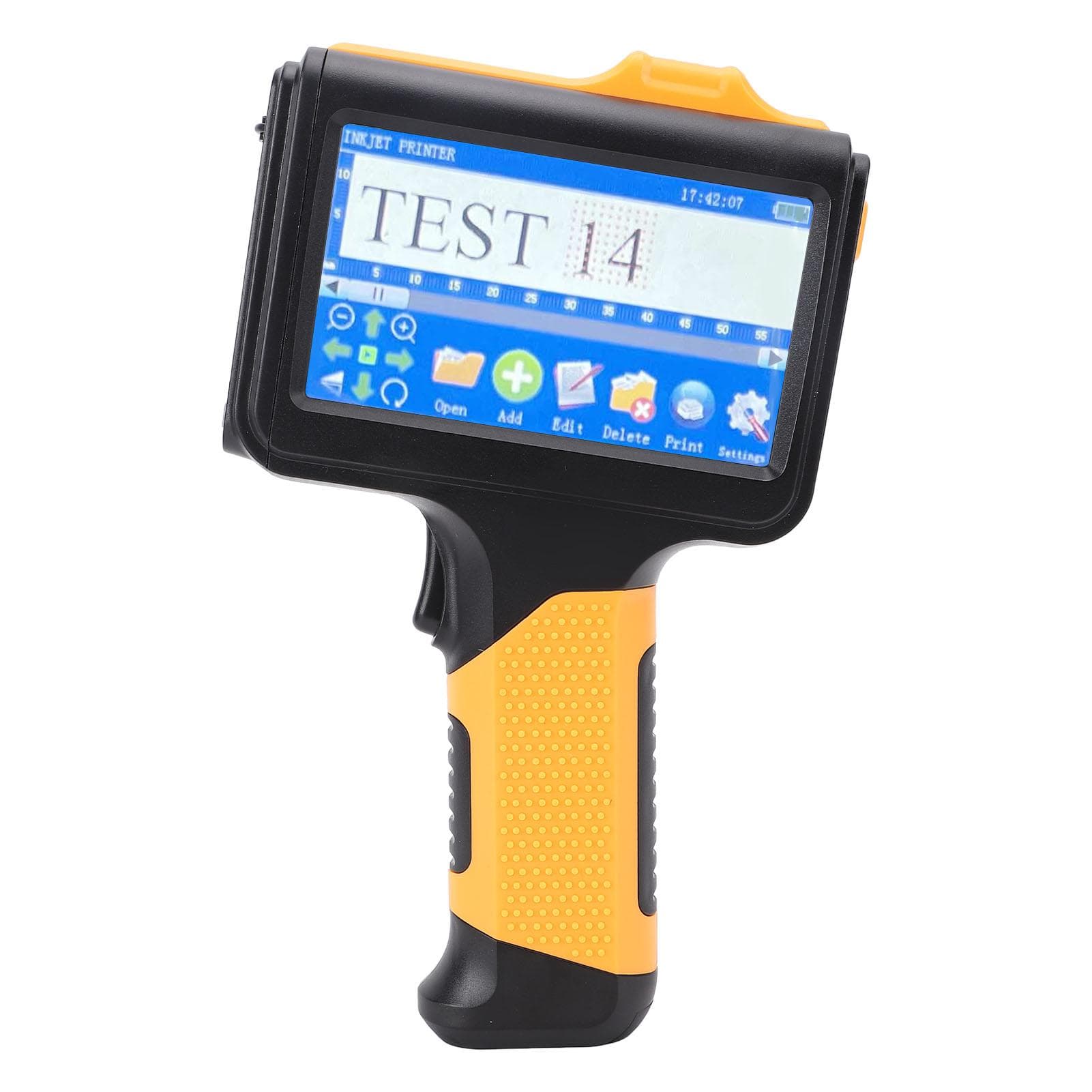 Handheld Inkjet Printer 600dpi with 42ml Ink Cartridge Hand Inkjet Printer for Metal Wood Glass