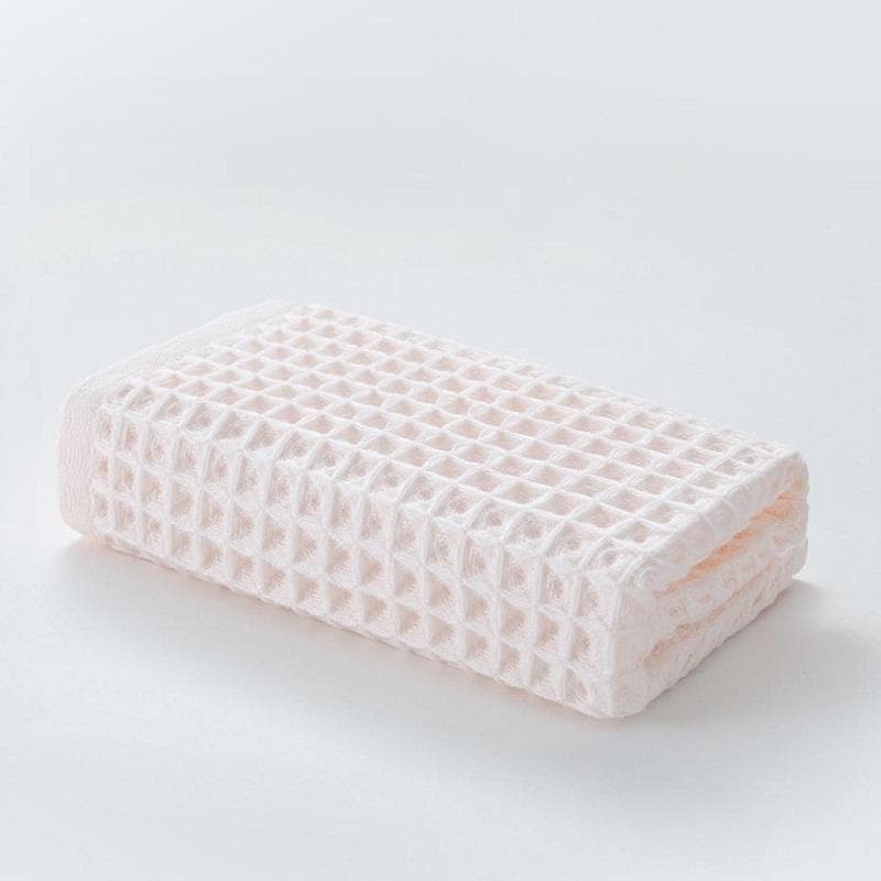 Cotton Hand Towels Plaid Hand Towel Face Care Magic Bathroom Sport Household Non-disposable Towel 34x34cm