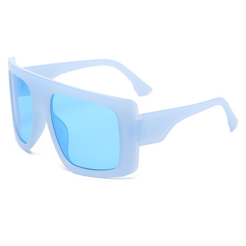 Oversized Punk Square Sunglasses Women Y2K Unique Men Trendy Goggle Sports Sun Glasses Luxury Brand Designer UV400 show as picture