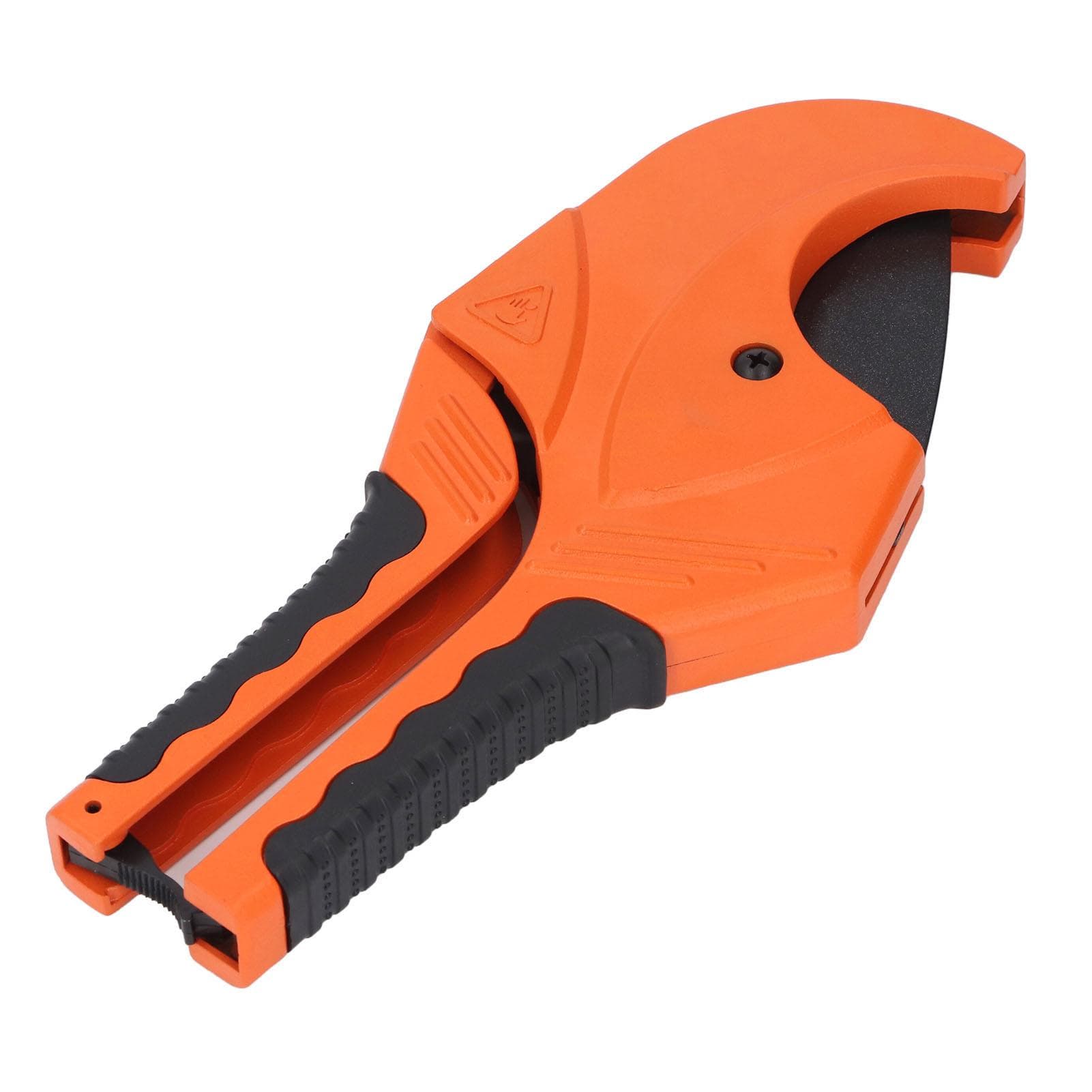 PVC Pipe Cutter 65mm 2 12in Anti Slip Handle Labor Saving Ratcheting Pipe Shears