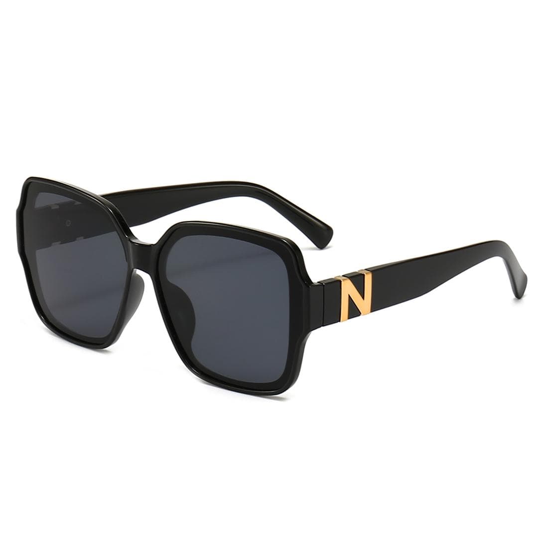 Fashion wide-leg PC box sunglasses retro big box design simple street style for women and men