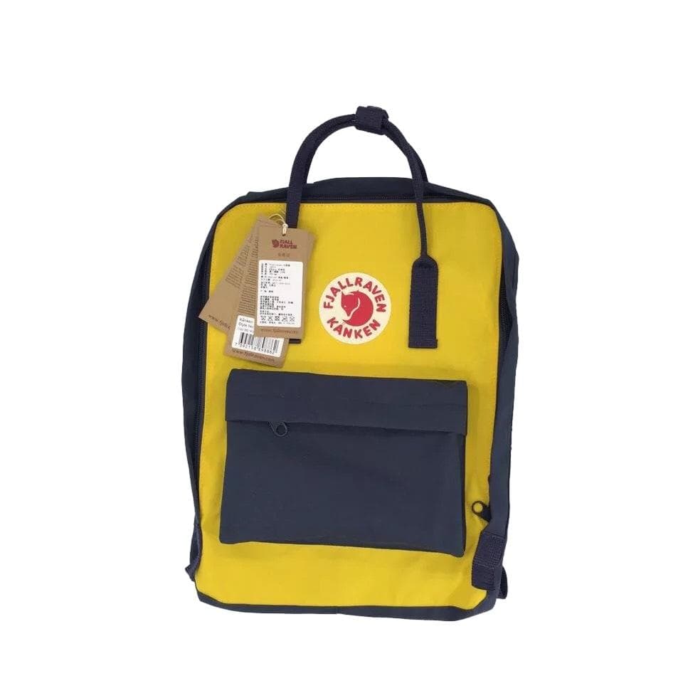 Trendy Fjallraven Fox Backpack Waterproof Outdoor Travel Bag 16 And 20 Sizes Yellow,16L