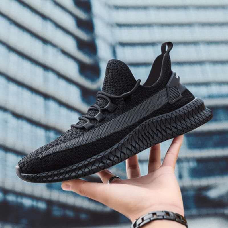 Men's Shoes Casual Shoes Men's Trendy All-match Sports Shoes Men's Shoes Flying Weaving Breathable Mesh Cloth Shoes 44
