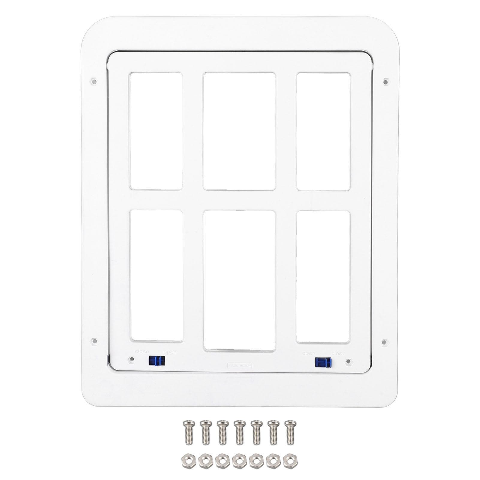 Pet Screen Door Magnetic Flap Double Sided Thickened Cat Dog Door for Sliding Door