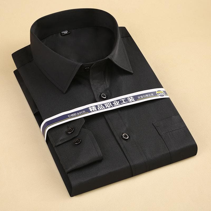 Plus Size large men classic long sleeve square collar Social shirts 8XL