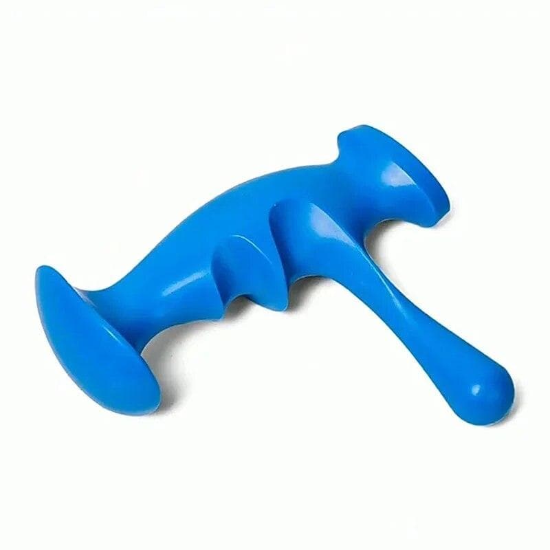 Massager Thumb Finger Pressure Press Trigger Point Manual Physiotherapy Tools Full Body Deep Tissue Relax Pain Relief blue