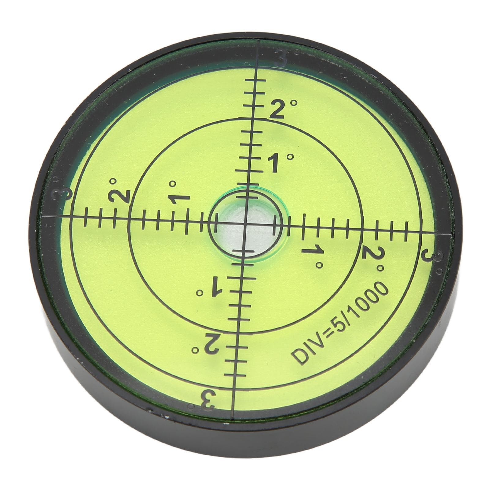 60x12mm High Precision Spirit Level Shock Resistant Durable Metal Circular Bubble Level