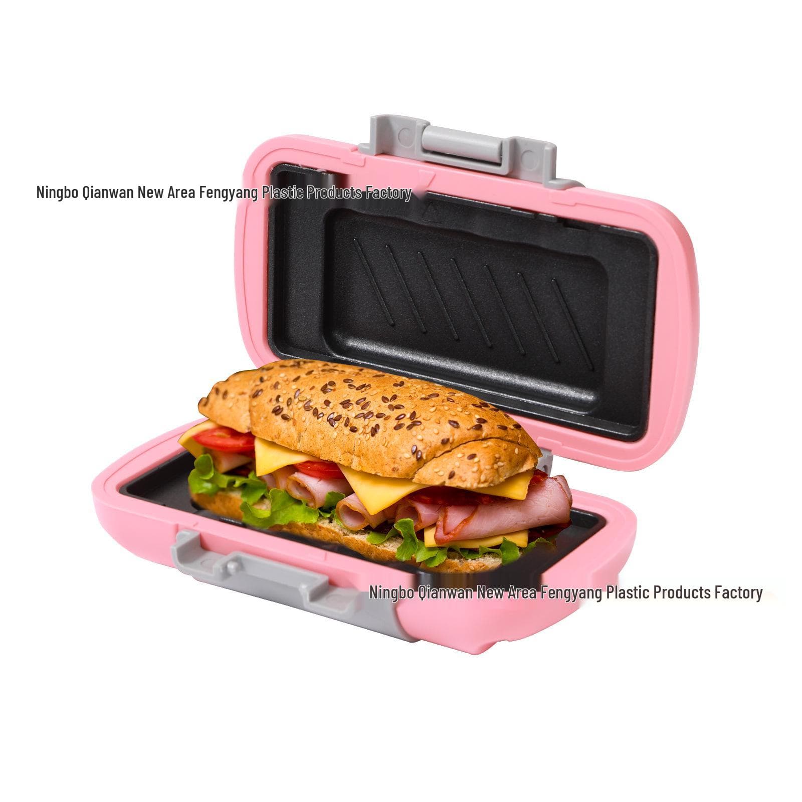 Compact Sandwich Toaster Waffle Maker & Microwave Oven Tray - 420g Breakfast Machine