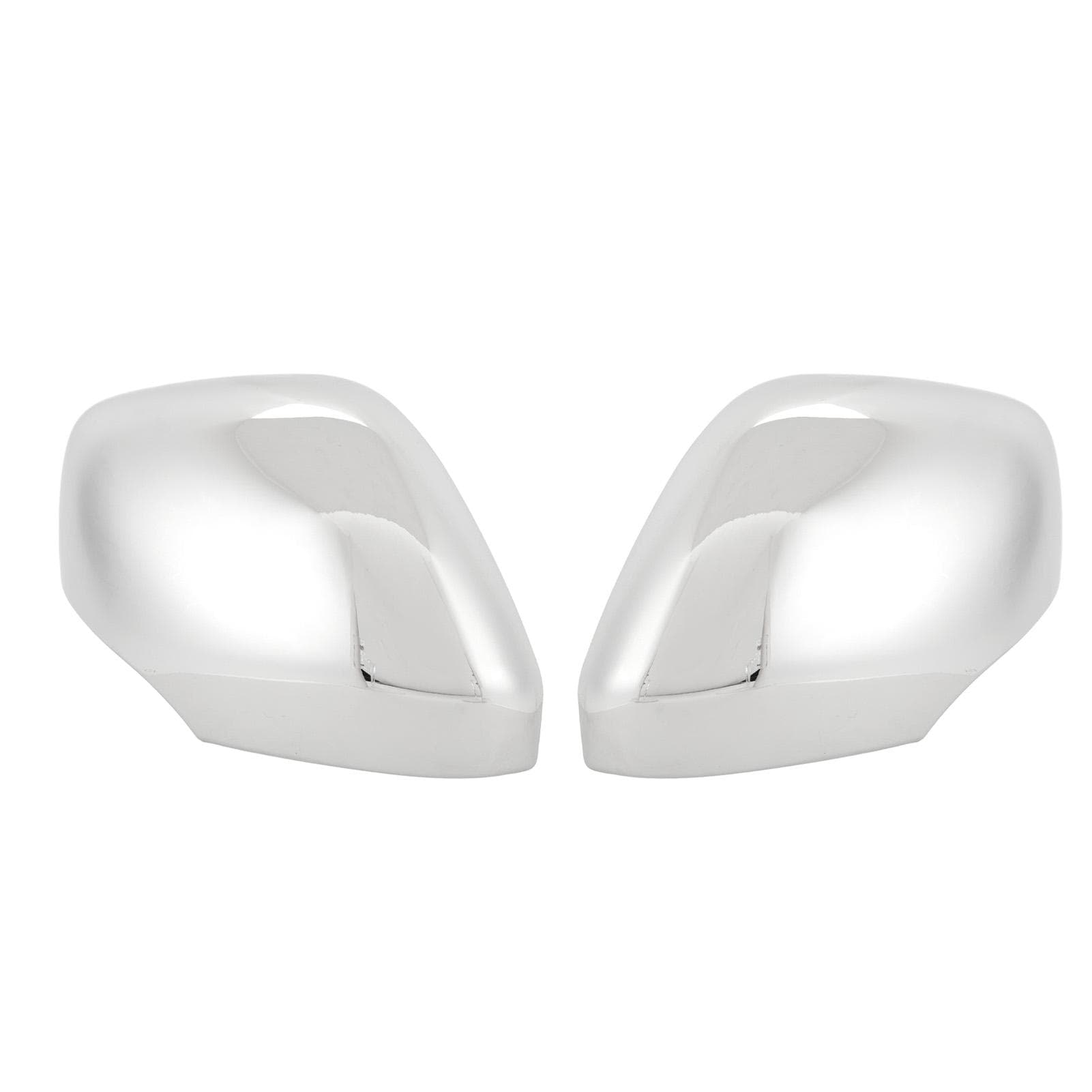 Pair of Chrome Plated Side Mirror Covers Caps Stick On Left Right Exterior Rear View Mirror Cap For