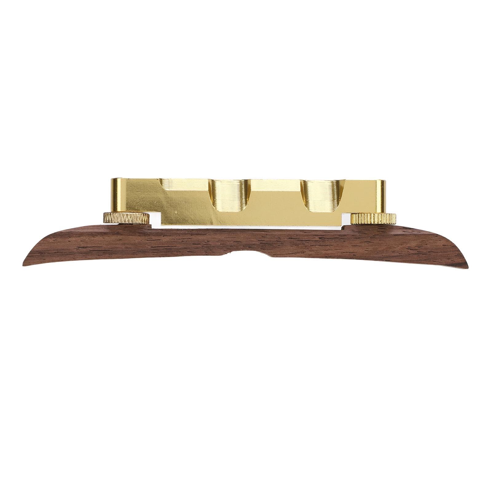 Guitar Bridge Replacement Adjustable Height Metal Rosewood Floating Bridge for Archtop Jazz Guitars