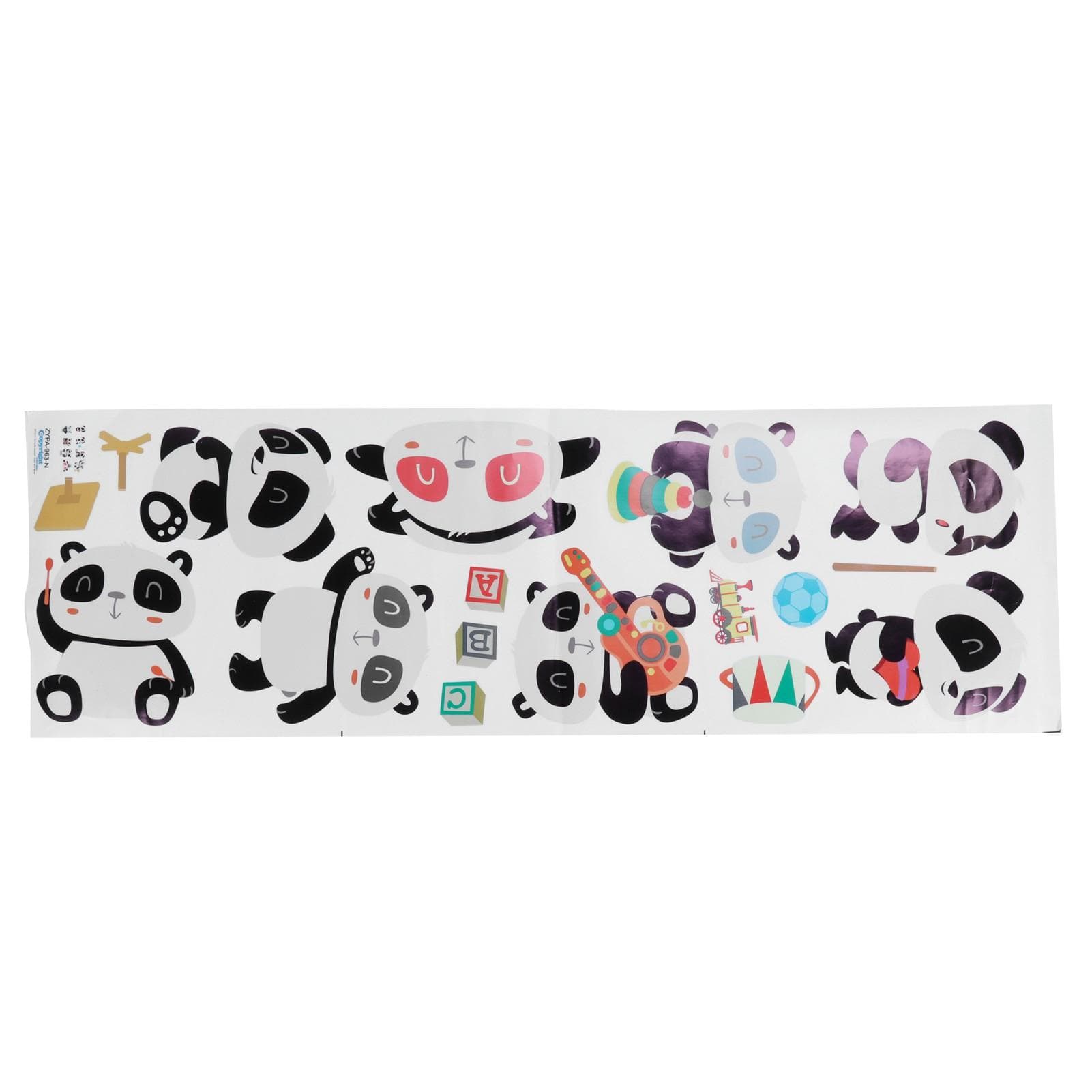 DIY Wall Sticker Cartoon Panda Animal Decals Living Room Bedroom Kindergarten Decoration