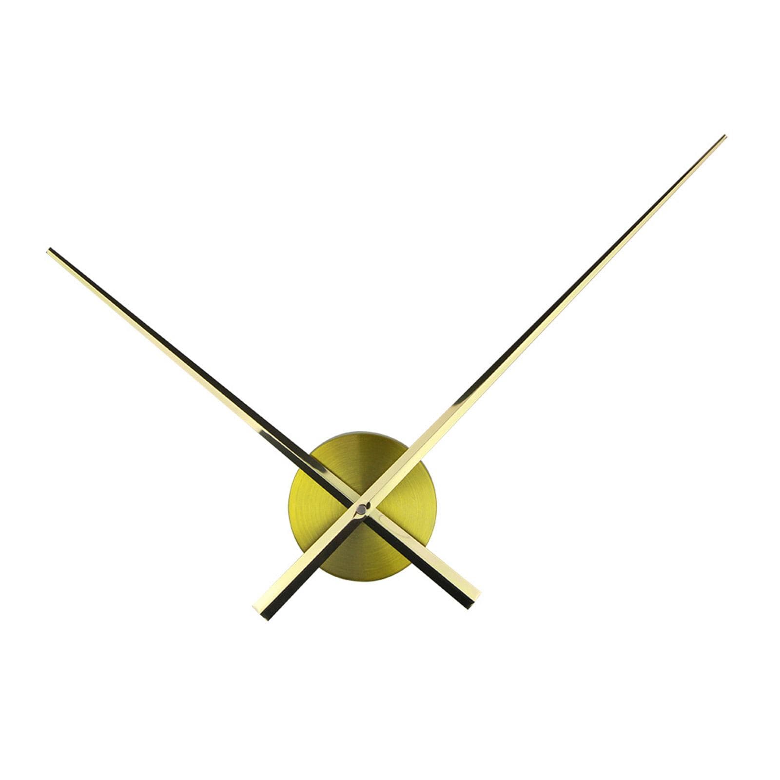 Large Clock Hands Mechanism Modern Long Hands Wall Clock DIY Silent Movement Mechanism Wall Clock for Living Room Home gold