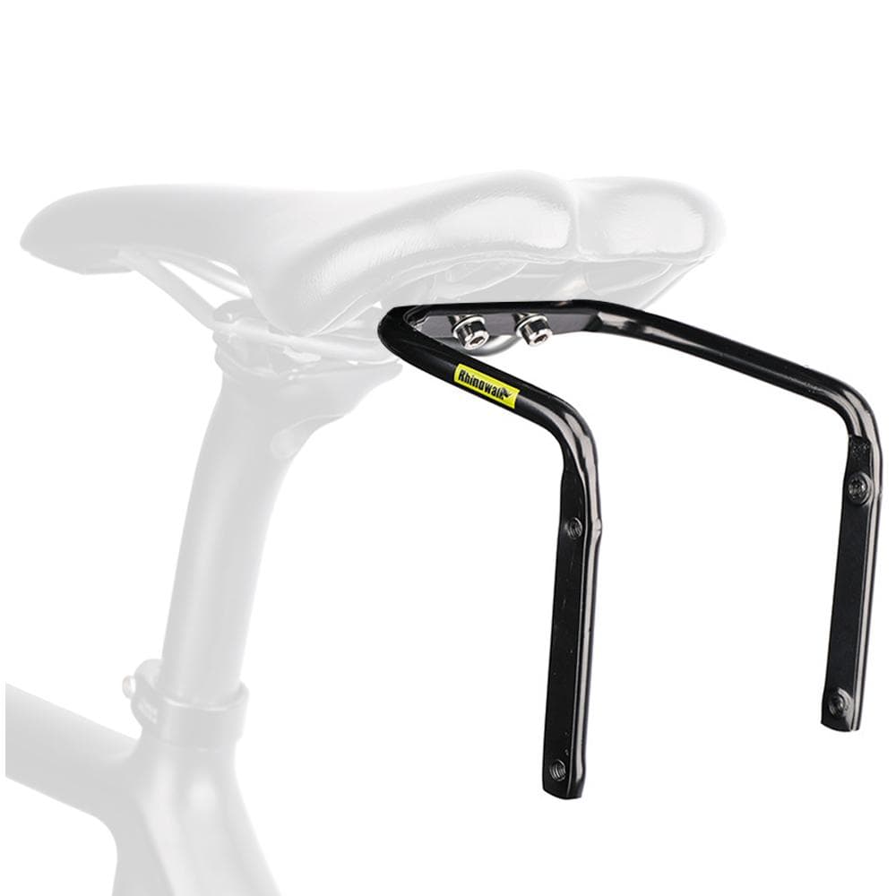 Rhinowalk Bike Saddle Bag Stabilizer Bracket Bicycle Tail Bag Mount Rear Rack AntiSway with Bottle black