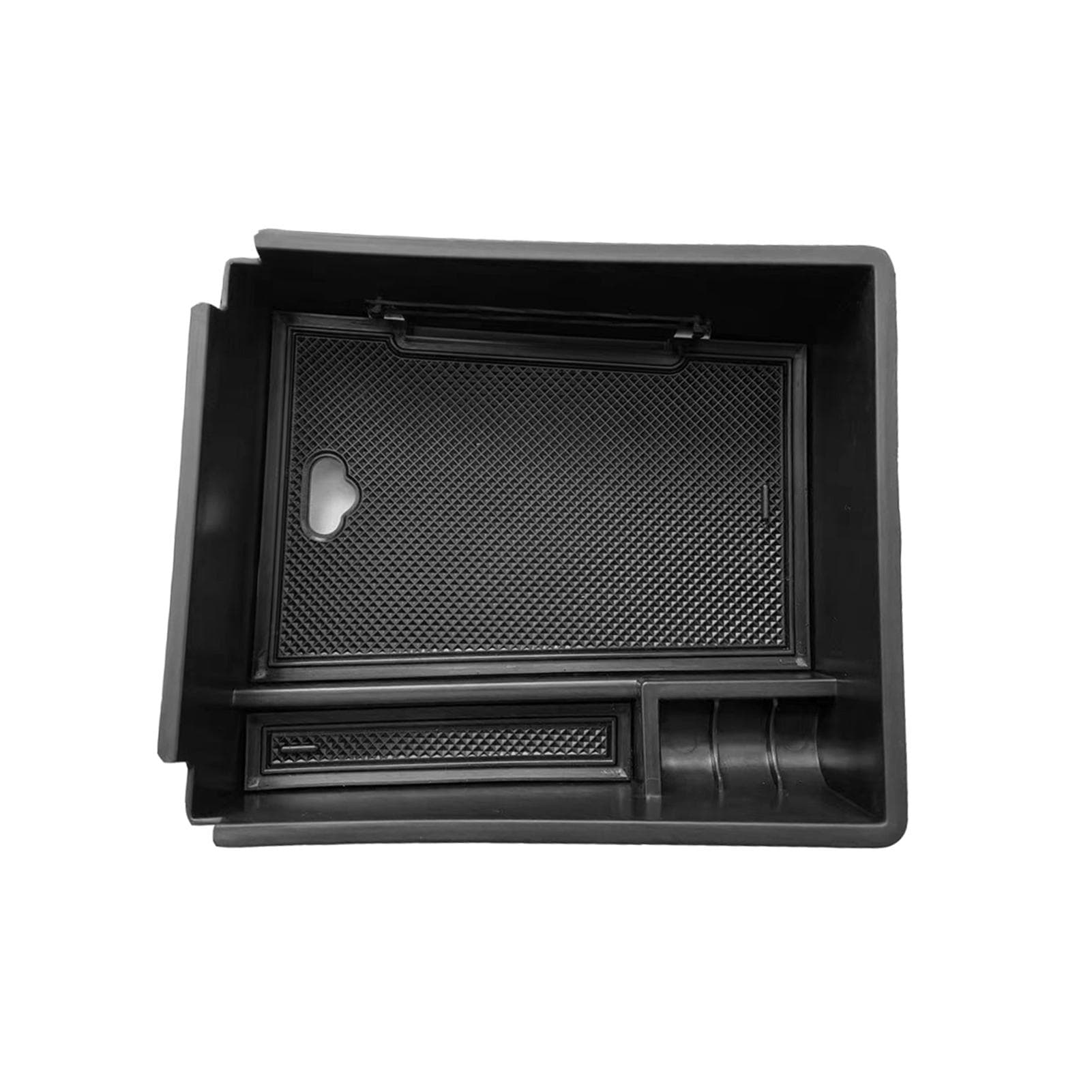Center Console Organizer Car Center Armrest Storage Box Organizer Replacement for Hyundai Tucson black