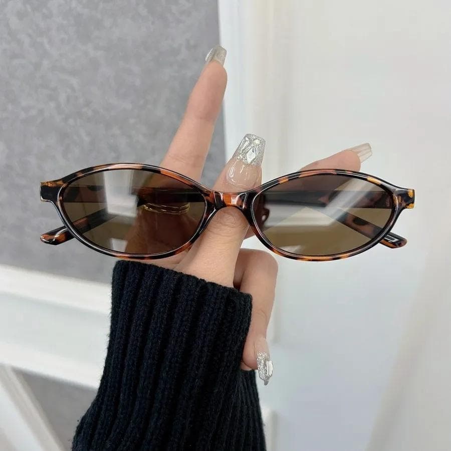 Fashion Cat Eye Sunglasses Women Men Vintage Mirror Lens Stylish Sun Glasses UV Protection Trendy Colors Other