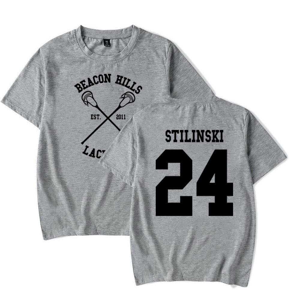 Teen Wolf Shirt STILINSKI 24 LAHEY 14 MCCALL 11 Fashion Print Tees The Original Beef of Chicagoland Shirt Harajuku Y2k 90s Tops 2XL