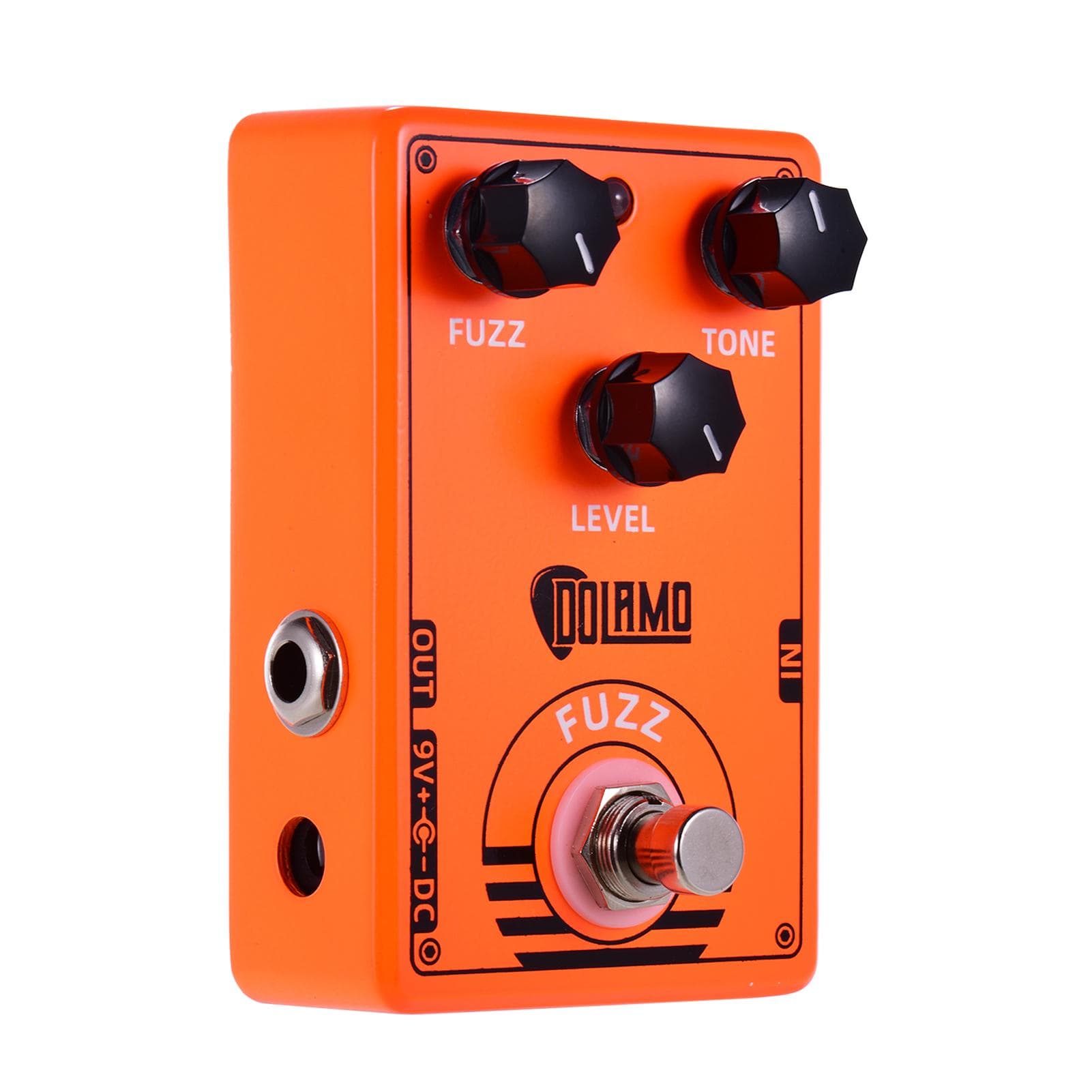 Dolamo D-2 FUZZ Guitar Effect Pedal with True Bypass for Electric Guitar orange