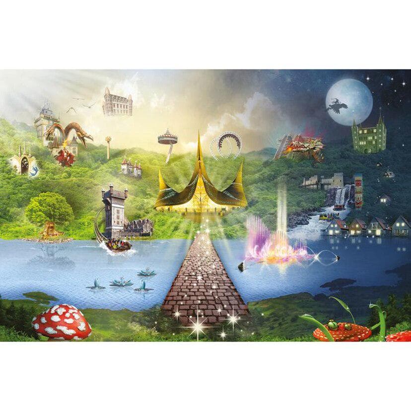 Cartoon Diamond Painting Full Round Drill 5D DIY Diamond Embroidery Efteling Park Cross Stitch 40X50CM