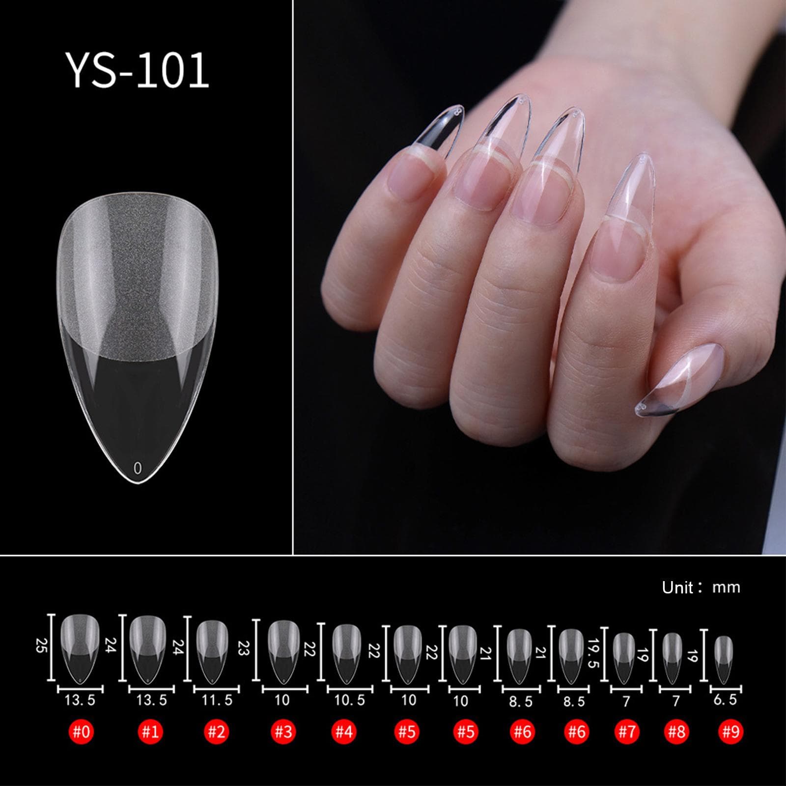 504Pcs Nail Tips Quick Extension Press On False Nails Tips Manicure Nail Art Manicure 101
