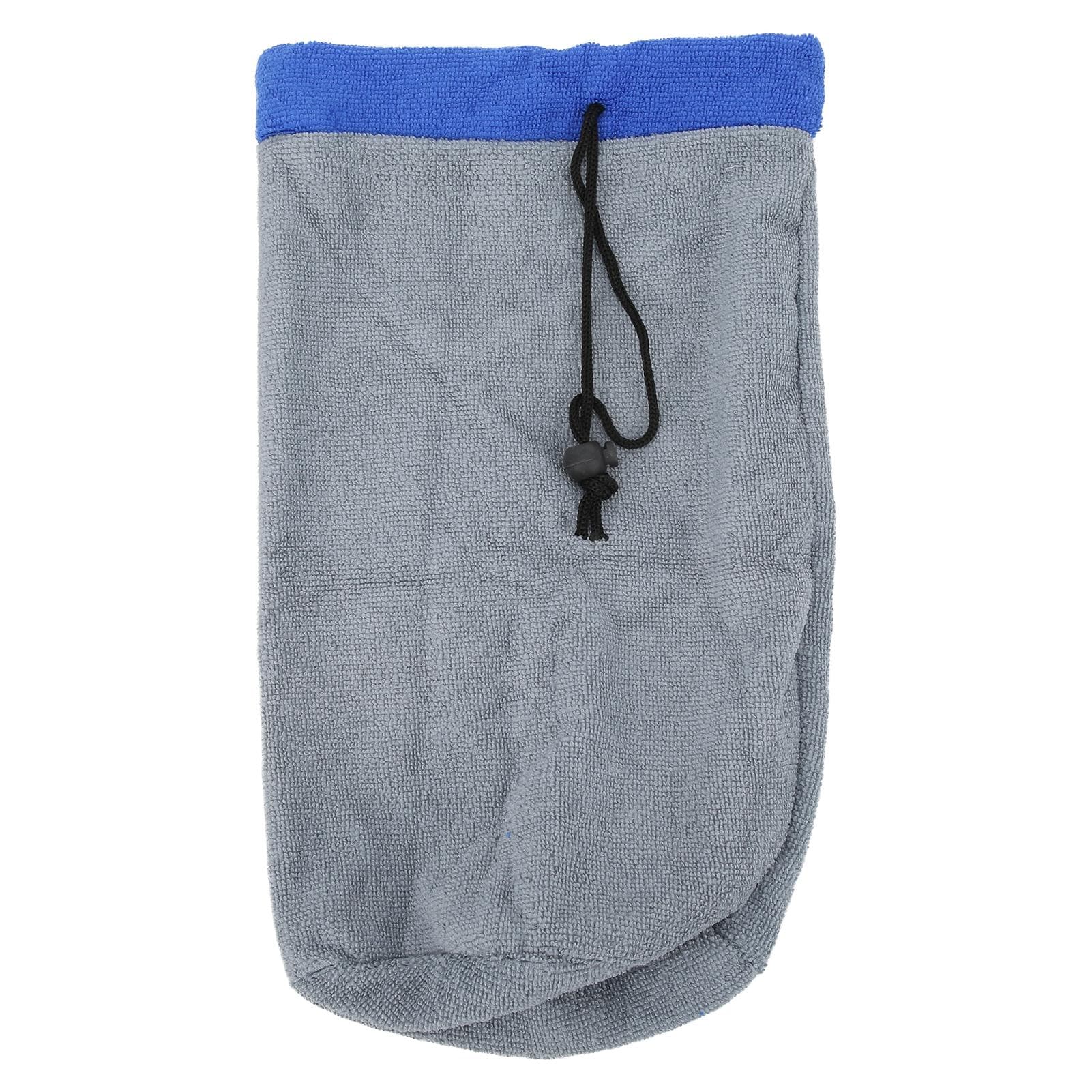 Hamster Bath Towel Bag Absorbent Ferret Bath Bag for Small Animals Hamster Pet Guinea PigsGray gray