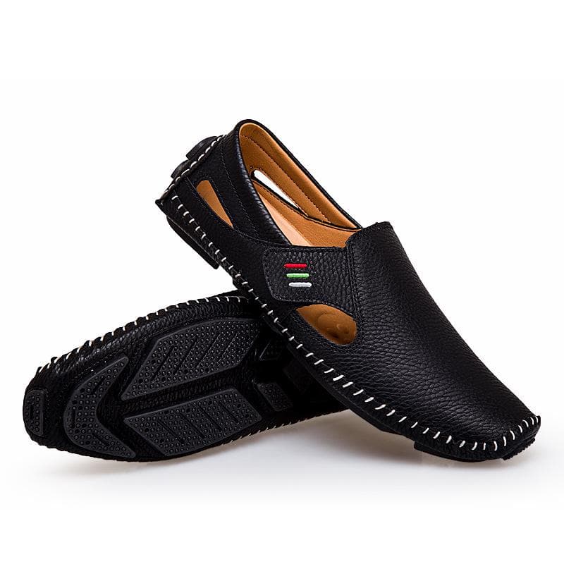 Men's Business Lazy Shoes Dress Shoes Slip On Flats Shoes Casual Loafers Shoes Leather Shoes Single Shoes Driving Shoes Comfortable Soft Shoes 44