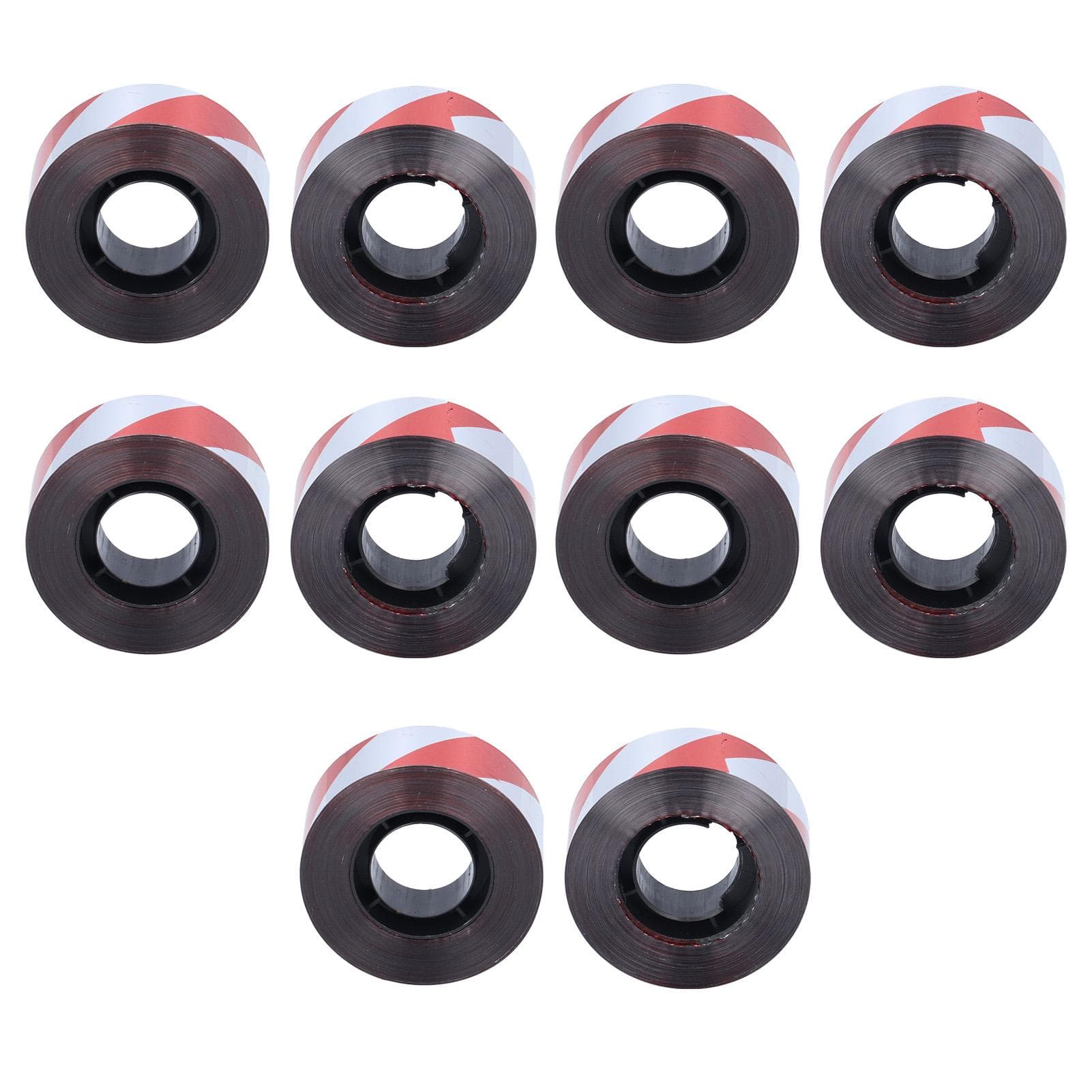 10PCS 2.5CMx60M Reflective Tape Bird Deterrent Tape Bird Repellent Ribbon for Orchard DualSided Red