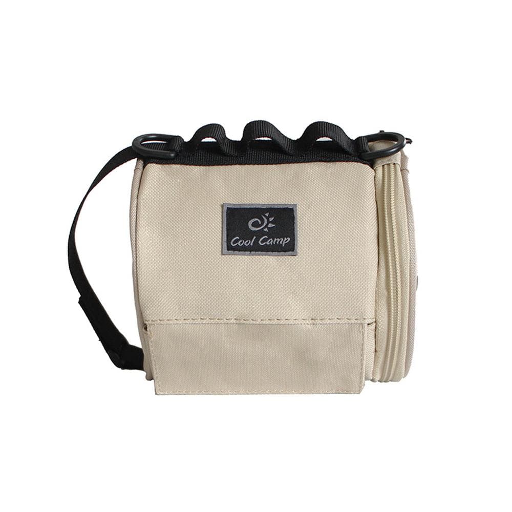 Outdoor Roll Paper Bag Hanging Toilet Paper Holder Multi-functional Tissue Holder for Camping Hiking khaki