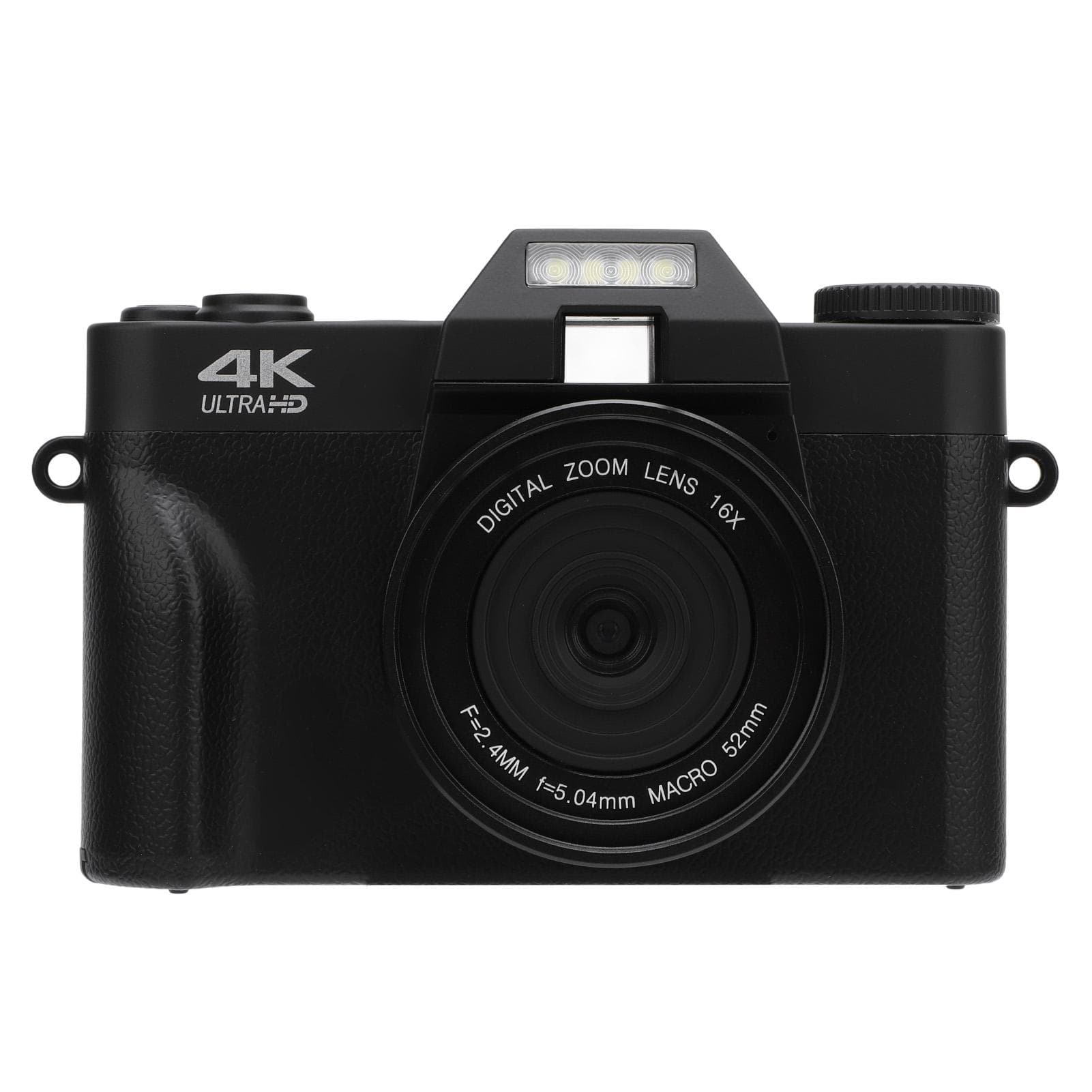 Digital Camera 4K 60FPS 56MP 6X Zoom 3 Inch IPS HD Screen 1700mAh Mirrorless Camera for Travel